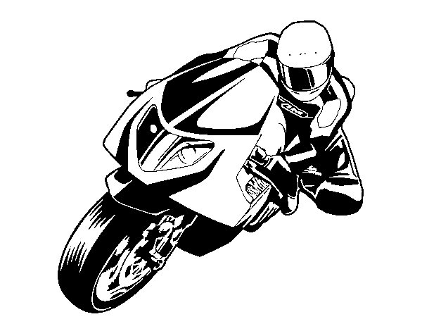 Dibujo de Hot Wheels Ducati 1098R para Colorear