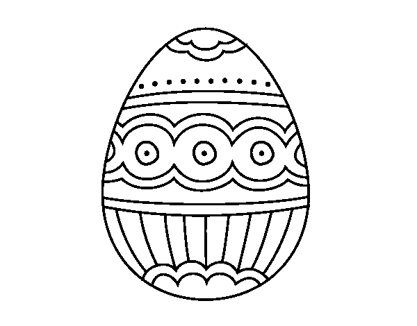 Dibujo de Huevo de fabergé para Colorear
