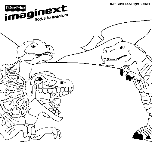 Dibujo de Imaginext 17 para Colorear