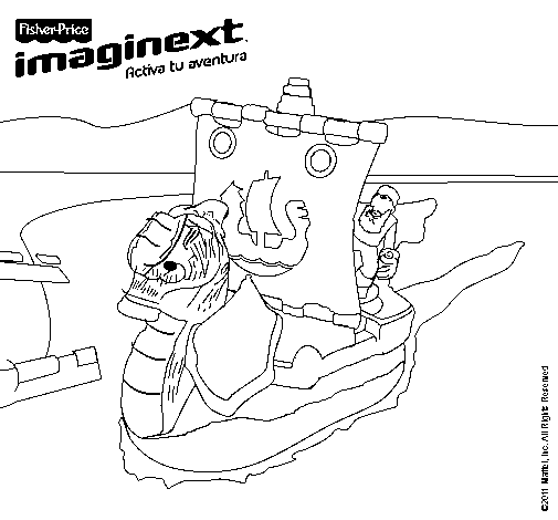 Dibujo de Imaginext 19 para Colorear