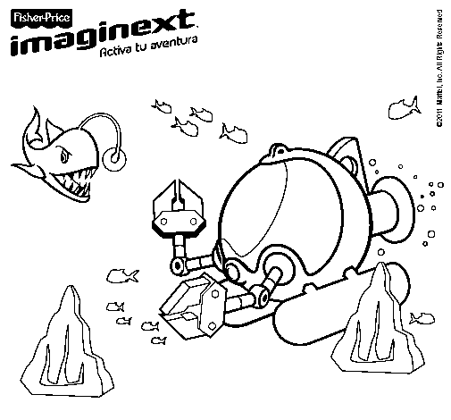 Dibujo de Imaginext 2 para Colorear