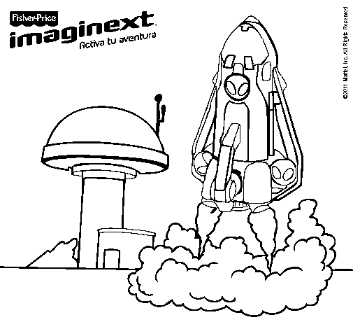 Dibujo de Imaginext 8 para Colorear