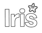 Dibujo de Iris para colorear