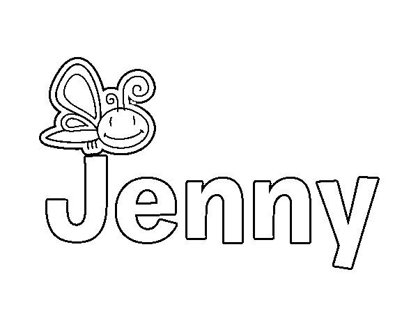 Dibujo de Jenny para Colorear