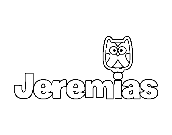 Dibujo de Jeremias para Colorear