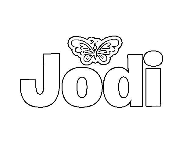 Dibujo de Jodi para Colorear