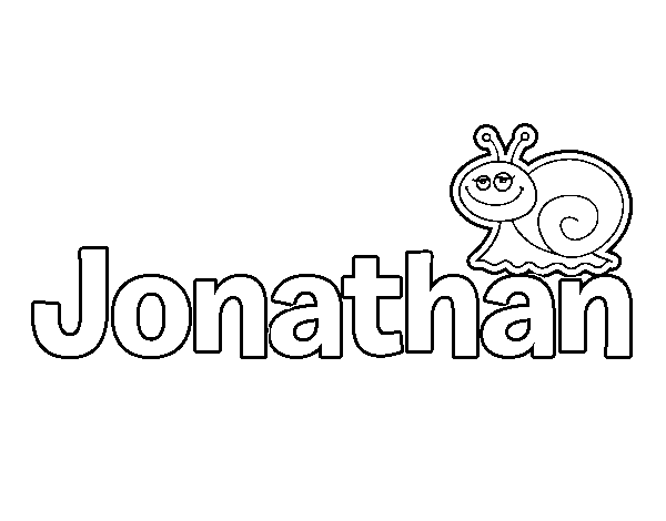  Dibujo de Jonathan para Colorear