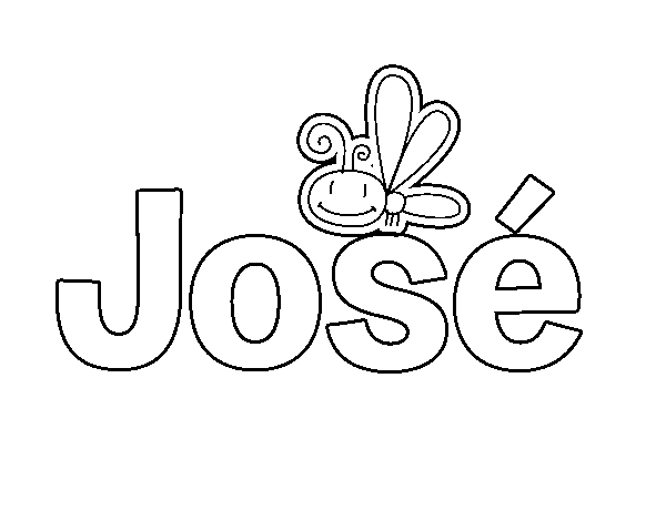 Dibujo de Jose para Colorear