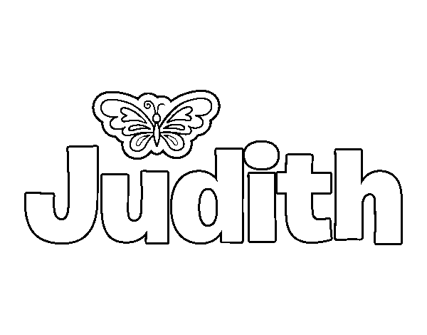 Dibujo de Judith para Colorear