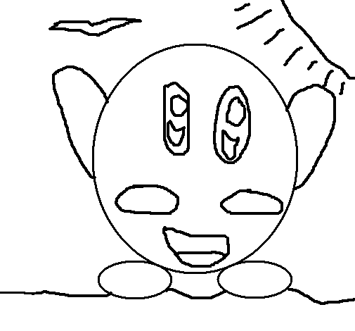Dibujo de Kirby para Colorear 