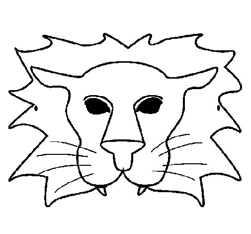 Dibujo de León para Colorear