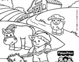 Dibujo de Little People 5 para colorear