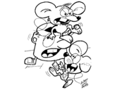 Dibujo de Los ratones para colorear