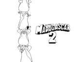 Dibujo de Madagascar 2 Pingüinos para colorear