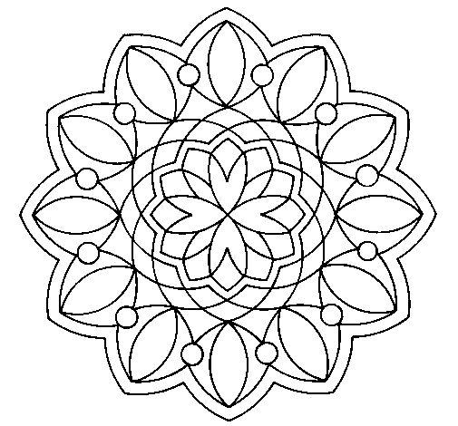 Dibujo de Mandala 20 para Colorear