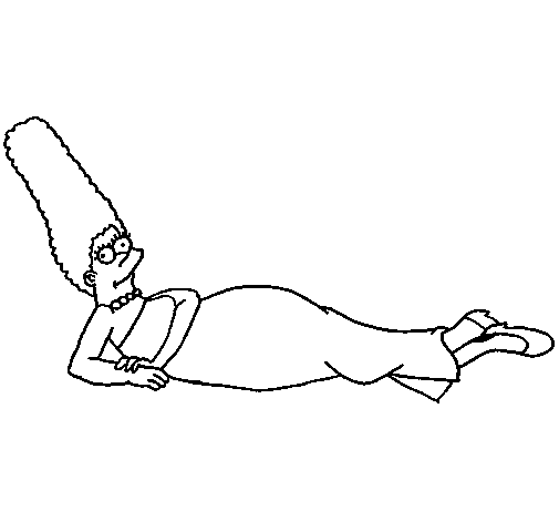 Dibujo de Marge para Colorear