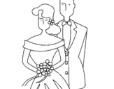 Dibujo de Marido y mujer II para colorear