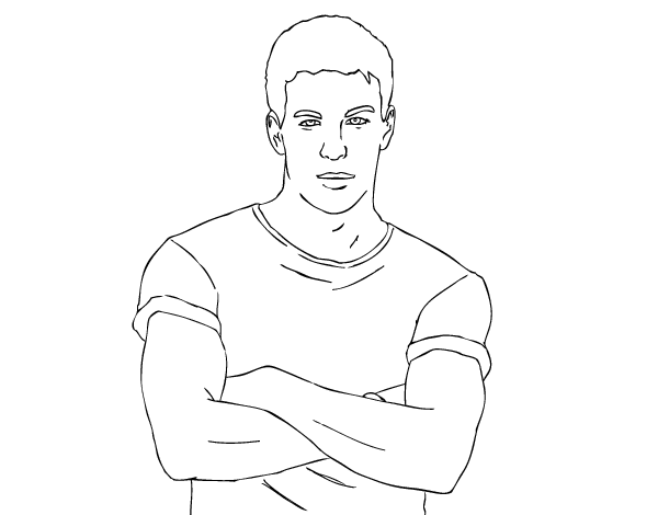 Dibujo De Mario Casas Para Colorear Dibujos Net