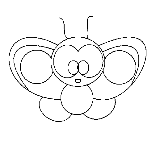 Dibujo de Mariposa 2 para Colorear