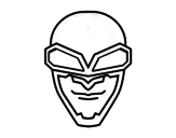 Dibujo de Máscara aviador para colorear