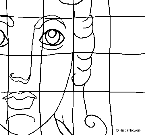 Dibujo de Mosaico romano para Colorear