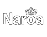 Dibujo de Naroa para colorear
