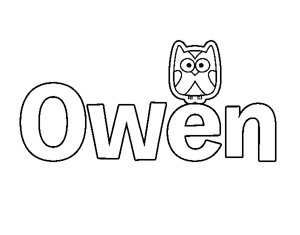 Dibujo de Owen para Colorear