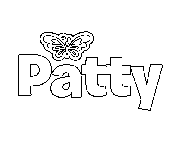 Dibujo de Patty para Colorear