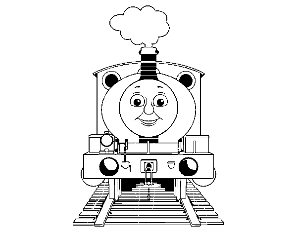 Dibujo de Percy la locomotora para Colorear