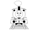 Dibujo de Percy la locomotora para colorear