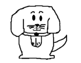 Dibujo de Perrito 1 para colorear