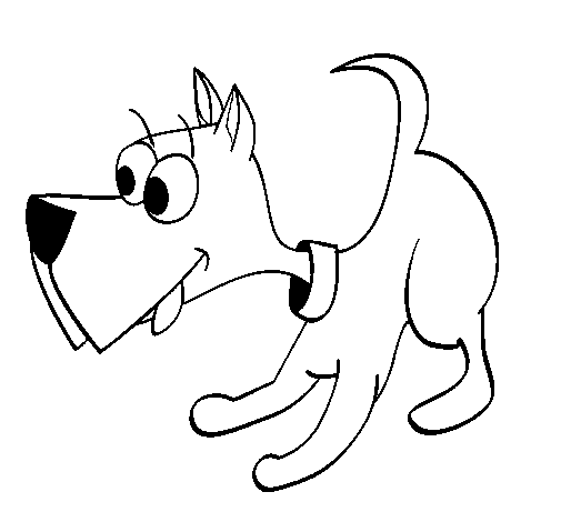 Dibujo de Perrito III para Colorear