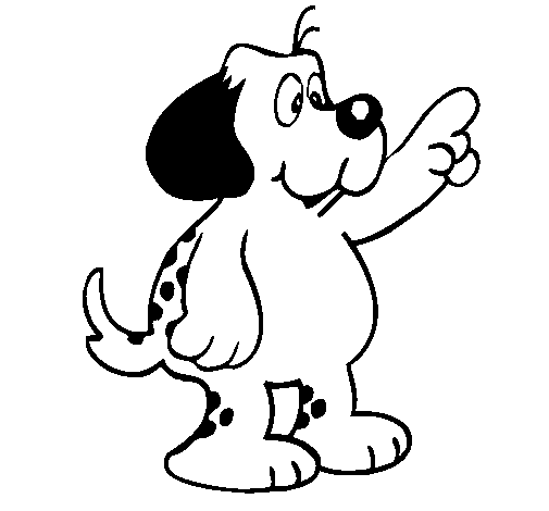 Dibujo de Perro 10 para Colorear