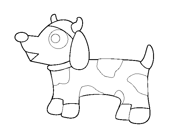 Dibujo de Perro-vaca para Colorear