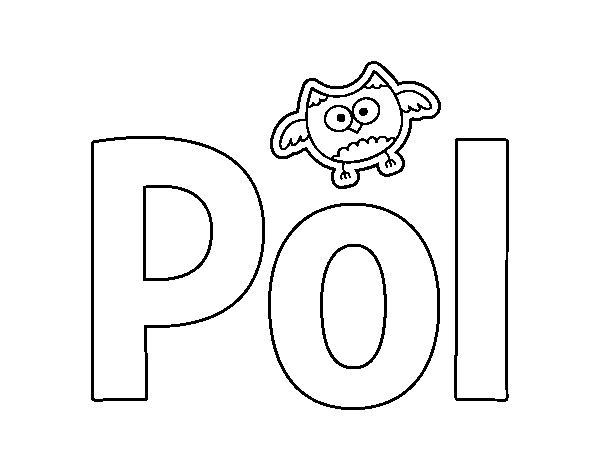 Dibujo de Pol para Colorear