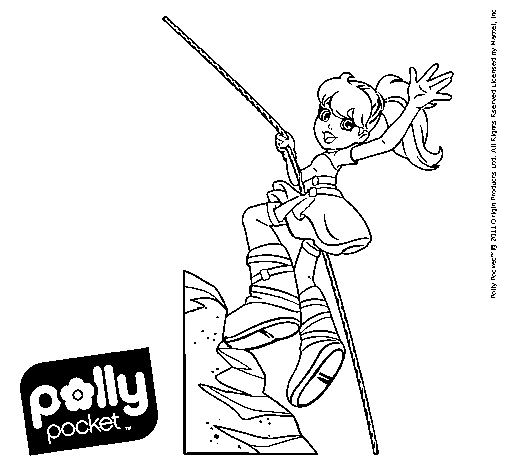 Dibujo de Polly Pocket 6 para Colorear