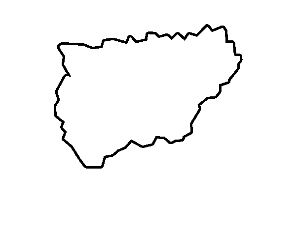 Dibujo de Provincia de Jaén para Colorear