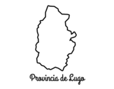 Dibujo de Provincia de Lugo para colorear