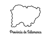 Dibujo de Provincia de Salamanca para colorear