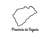 Dibujo de Provincia de Segovia para colorear