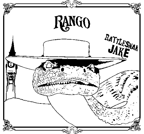 Dibujo de Rattlesmar Jake para Colorear