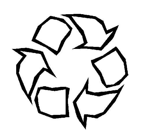 Dibujo de Reciclar para Colorear