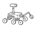 Dibujo de Robot lunar para colorear