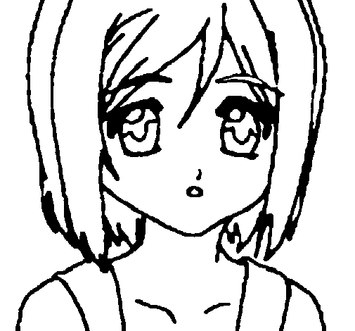 Dibujo de Sakura 2 para Colorear