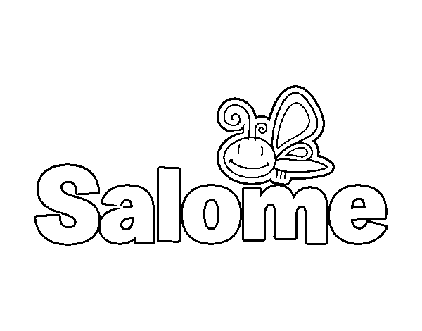 Dibujo de Salome para Colorear