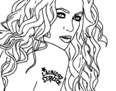 Dibujo de Shakira - Servicio de lavandería