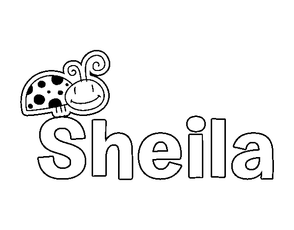 Dibujo de Sheila para Colorear