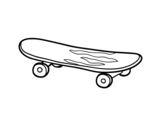 Dibujo de Skate para colorear