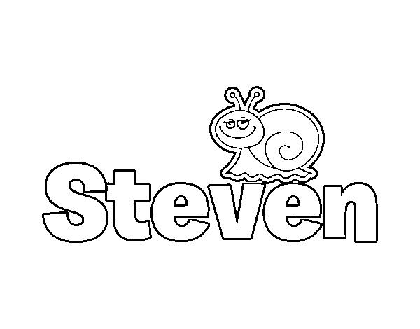 Dibujo de Steven para Colorear