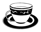 Dibujo de Taza de café para colorear